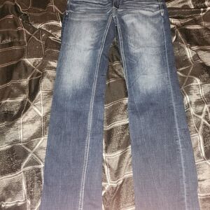 BKE Men's Straight Blue Jeans